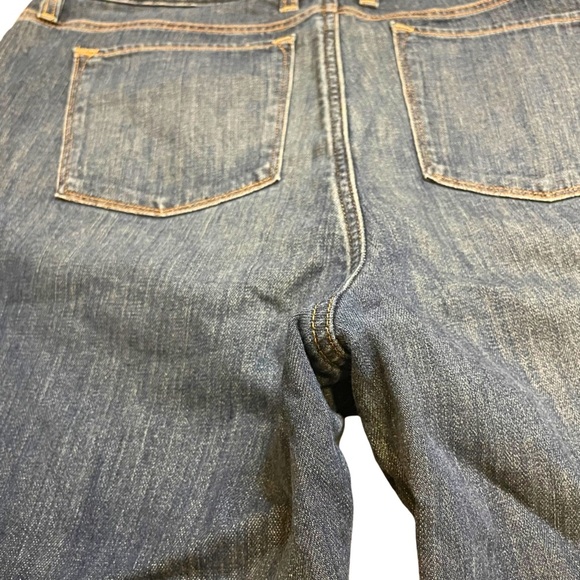 L.L. Bean Favorite Fit Women’s 16 Petite plaid lined blue jeans PRELOVED - Picture 9 of 13